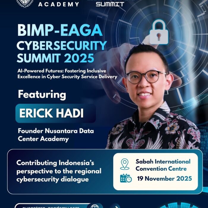 Meet Erick Hadi at the BIMP-EAGA Cybersecurity Summit 2025, discussing AI-powered cybersecurity talent and regional collaboration