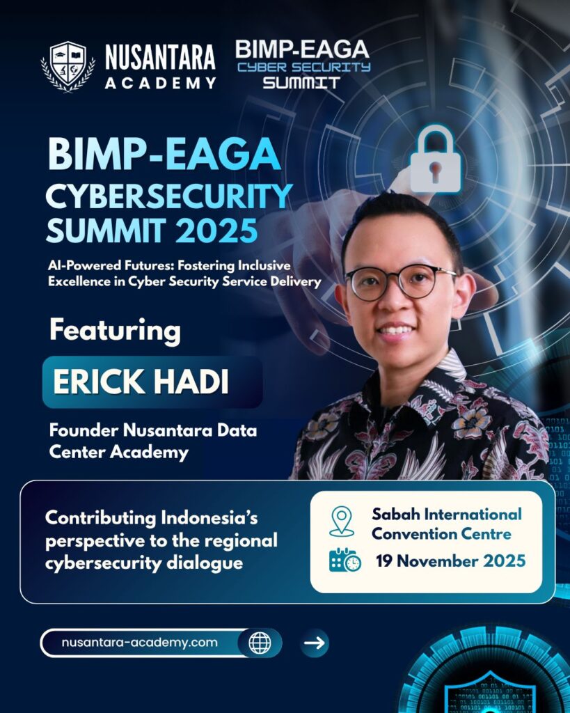 Meet Erick Hadi at the BIMP-EAGA Cybersecurity Summit 2025, discussing AI-powered cybersecurity talent and regional collaboration